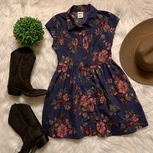 Floral Button Up Dress